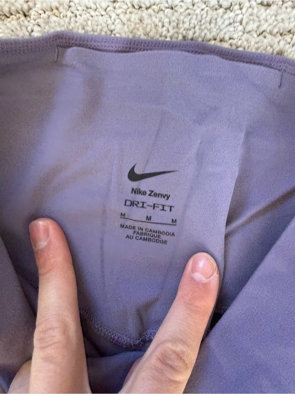Nike Zenvy Dri-FIT Leggings in Lilac